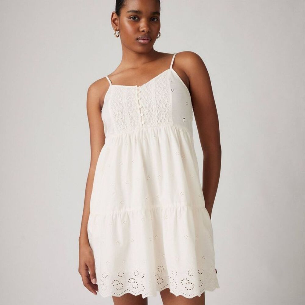 Levi's - Women's Cora Sleeveless Mini Dress - Whispe White - Picture 3 of 3